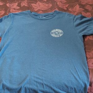 Billabong Charcoal Tee with Tan Logo